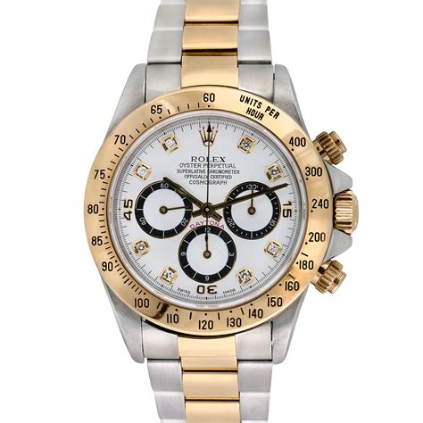 stainless steel and gold rolex daytona|Rolex daytona side view.